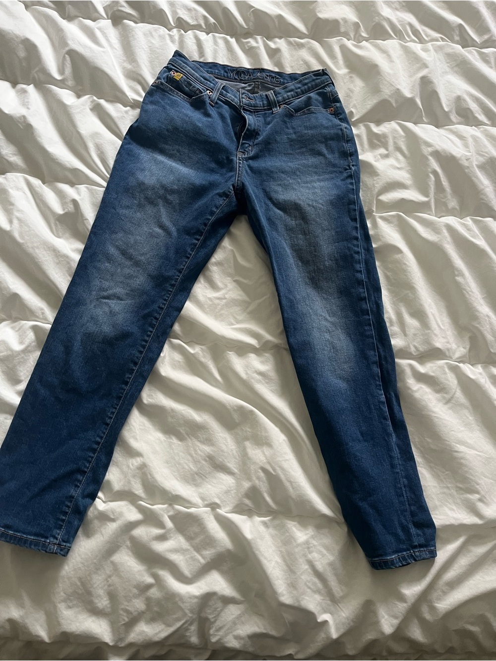 Classic medium Blue yoga jeans made in Canada